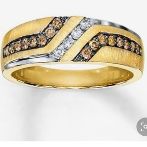 Chocolate diamond men’s band